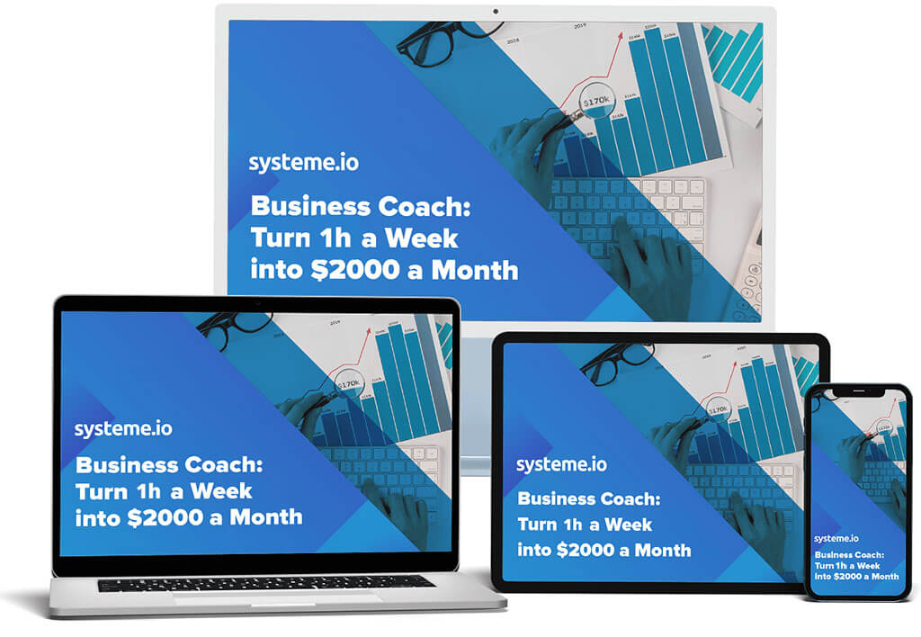 business coach: turn 1h of work a week into $2,000 a month